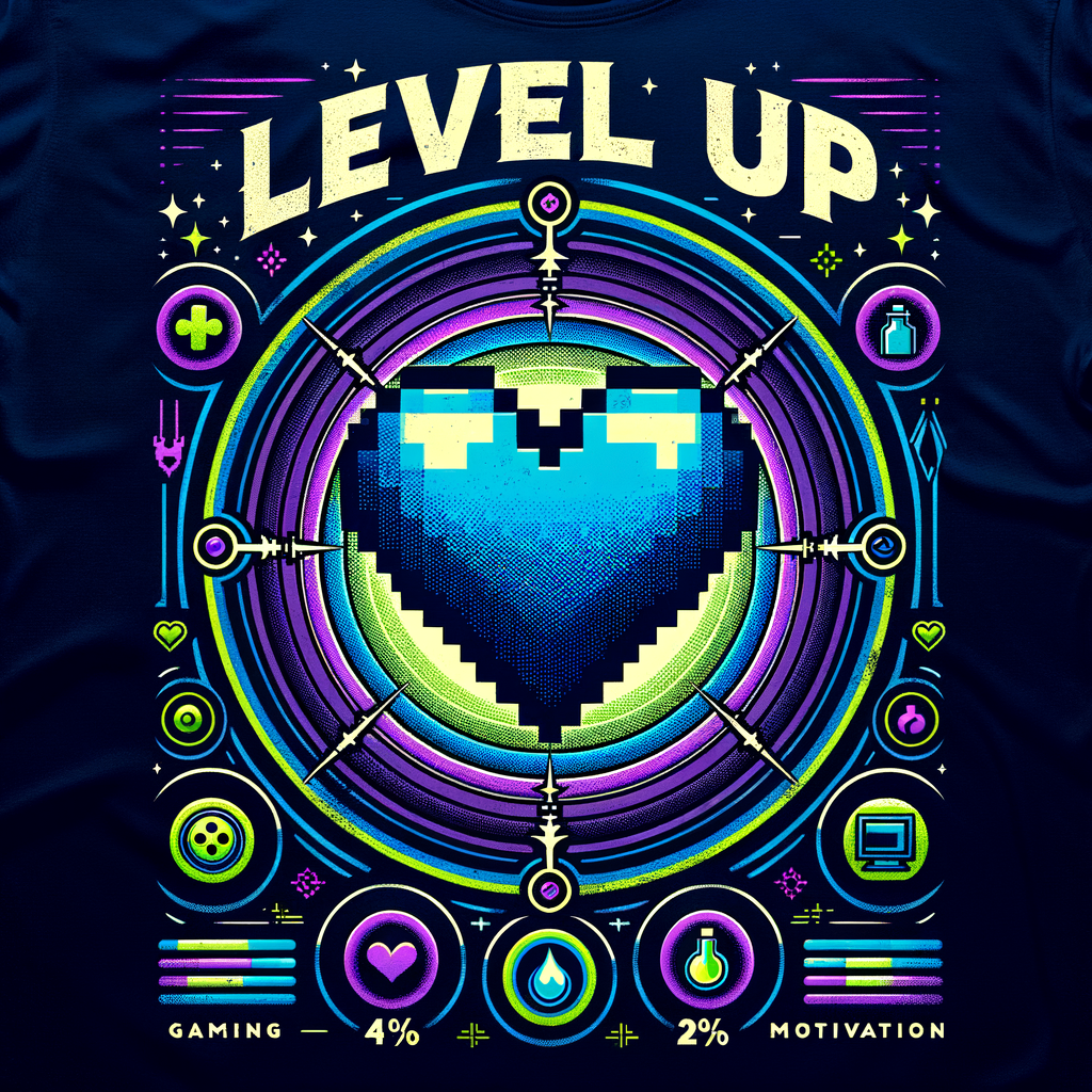 Level Up Gamer Anime T-Shirt
